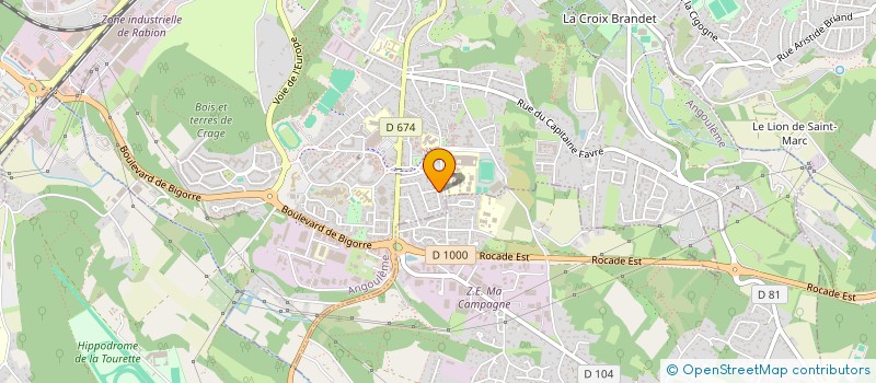 localisation de l'entreprise L'ARDOISE à ANGOULEME