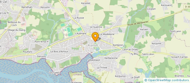 localisation de l'entreprise L'ARDOIZEN  RIANTEC