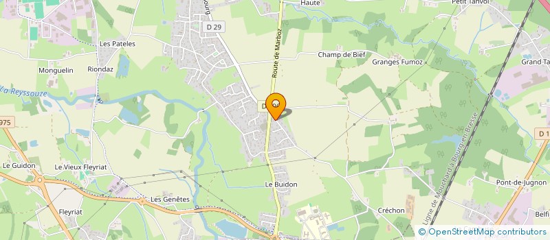 localisation de l'entreprise L'ARENA  BOURG-EN-BRESSE