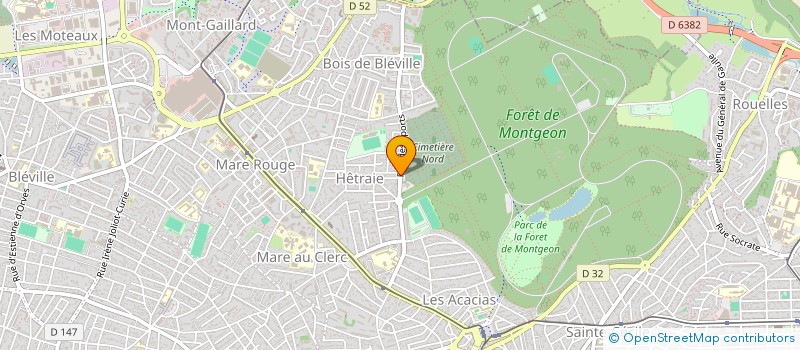 localisation de l'entreprise L'ARENE  LE HAVRE