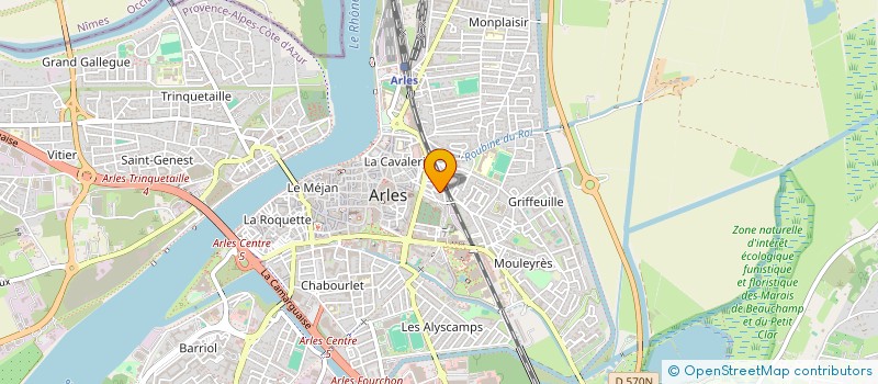 localisation de l'entreprise L'ARENE DES FONDUES à ARLES