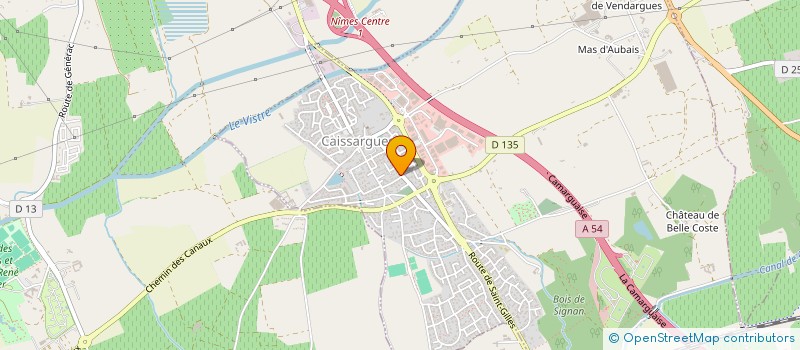 localisation de l'entreprise L'ARENE DU BATIMENT  CAISSARGUES