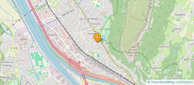 localisation de l'entreprise L'ARGANIER  SAINT-EGREVE