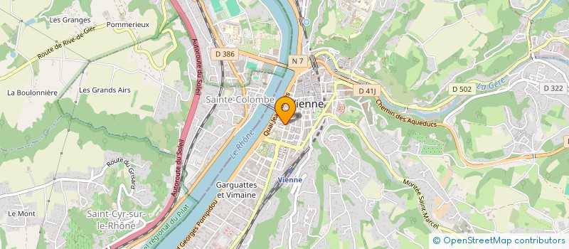 localisation de l'entreprise L'ARGANIER à VIENNE