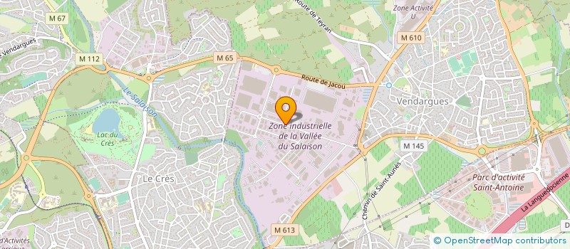 localisation de l'entreprise L'ARGANIER à VENDARGUES