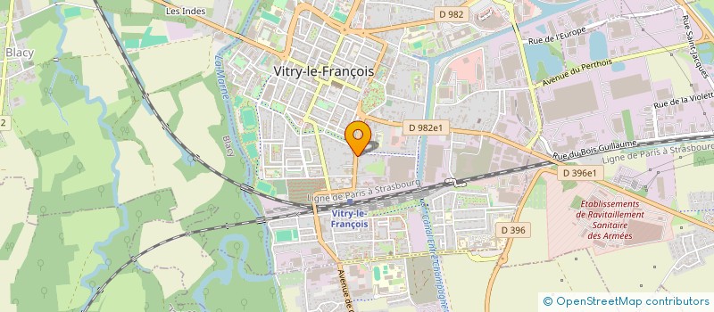 localisation de l'entreprise L'ARGANIERE à VITRY-LE-FRANCOIS