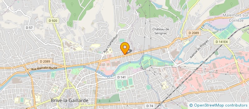 localisation de l'entreprise L'ARGENSI à BRIVE-LA-GAILLARDE