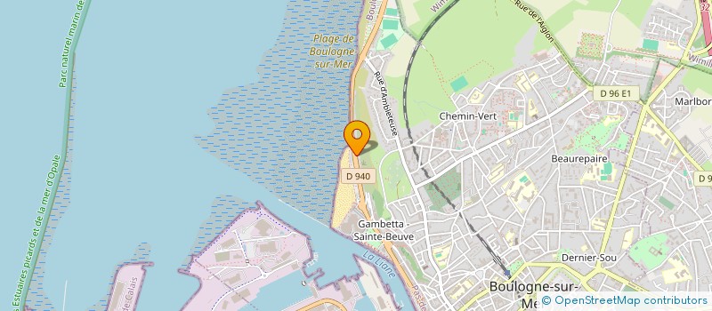 localisation de l'entreprise L' ARGENTIERE  BOULOGNE-SUR-MER