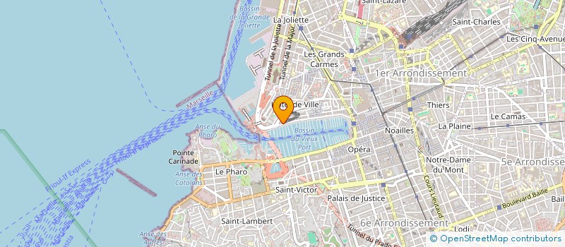 localisation de l'entreprise L'ARGENTIN à MARSEILLE