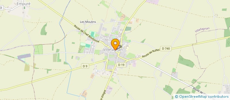 localisation de l'entreprise L'ARGENTOR  VILLEFAGNAN