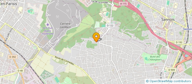 localisation de l'entreprise L'ARGENTRI  ARGENTEUIL