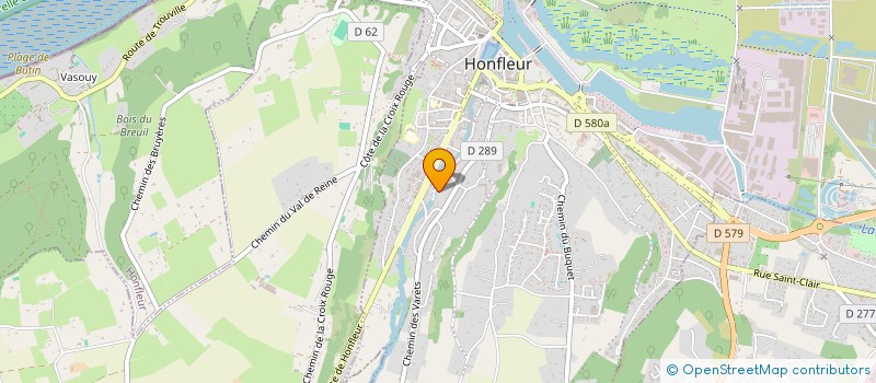 localisation de l'entreprise L'ARGONAUTE à HONFLEUR