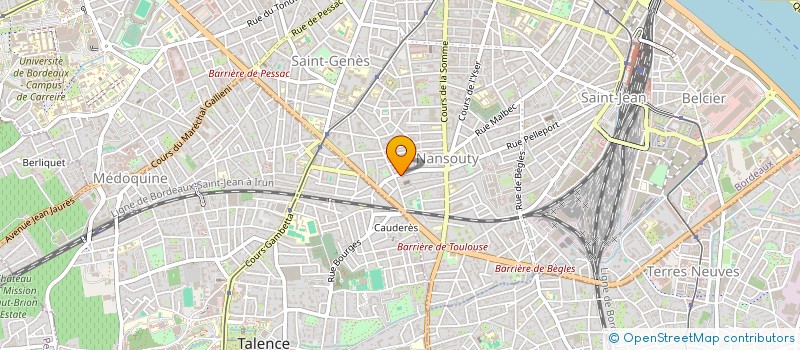 localisation de l'entreprise L'ARGONNE  BORDEAUX