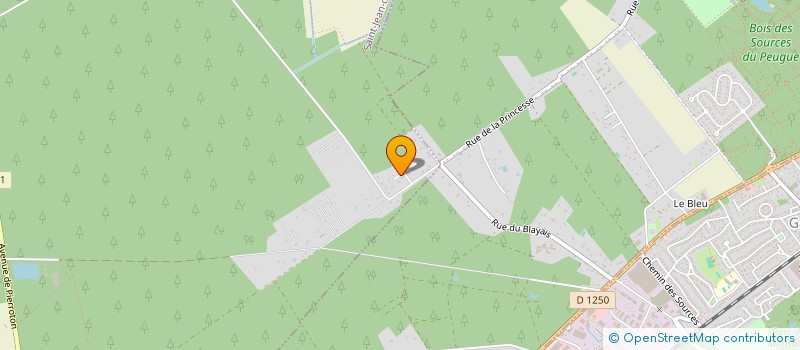 localisation de l'entreprise L'ARGONNE  SAINT-JEAN-D'ILLAC