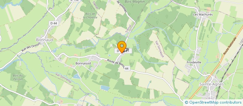 localisation de l'entreprise L'ARGOS  TRENAL