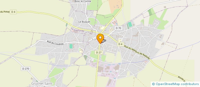 localisation de l'entreprise L'ARGOS  LUNERAY