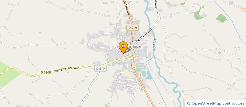localisation de l'entreprise L'ARIEGEOIS à LEZAT-SUR-LEZE