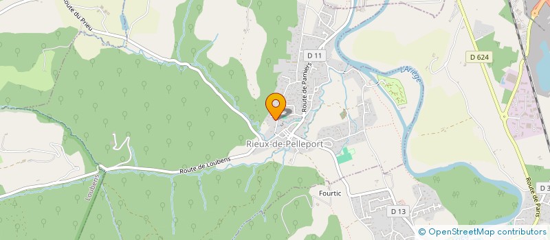 localisation de l'entreprise L'ARIEGEOIS DU PAIN à RIEUX-DE-PELLEPORT