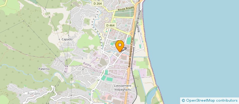 localisation de l'entreprise L'ARINELLA à BASTIA