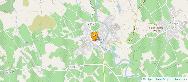 localisation de l'entreprise L'ARJOLLE  POUZOLLES