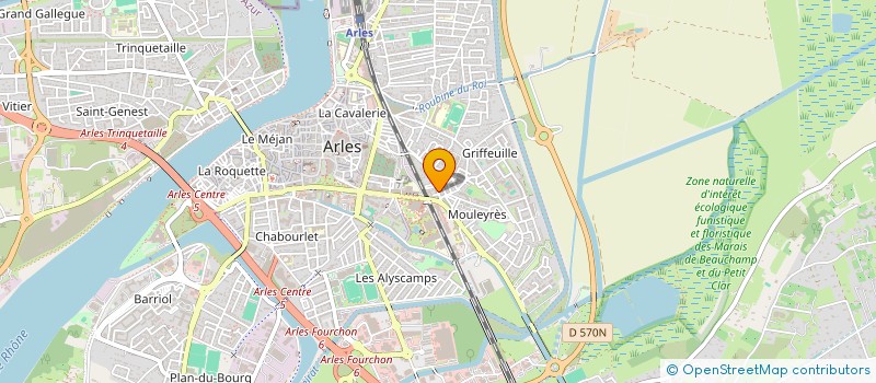 localisation de l'entreprise L'ARLATENCO à ARLES