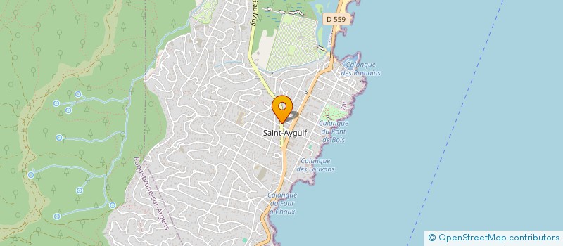 localisation de l'entreprise L ARLEQUIN  FREJUS