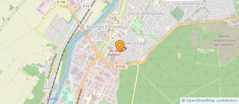 localisation de l'entreprise L'ARLEQUIN à COMPIEGNE