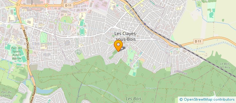 localisation de l'entreprise L'ARLEQUIN à LES CLAYES-SOUS-BOIS