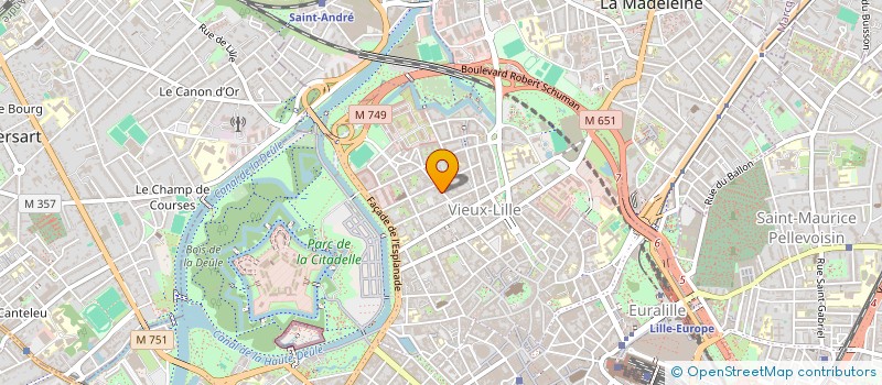 localisation de l'entreprise L'ARLEQUIN à LILLE