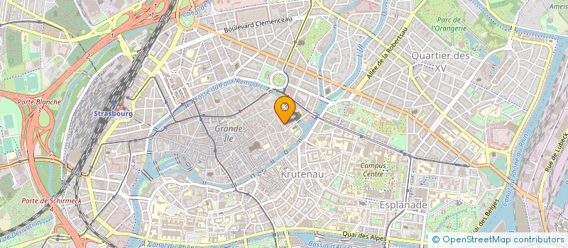localisation de l'entreprise L ARLEQUIN à STRASBOURG