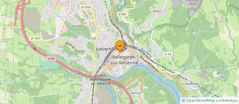localisation de l'entreprise L'ARLEQUIN à VALSERHONE