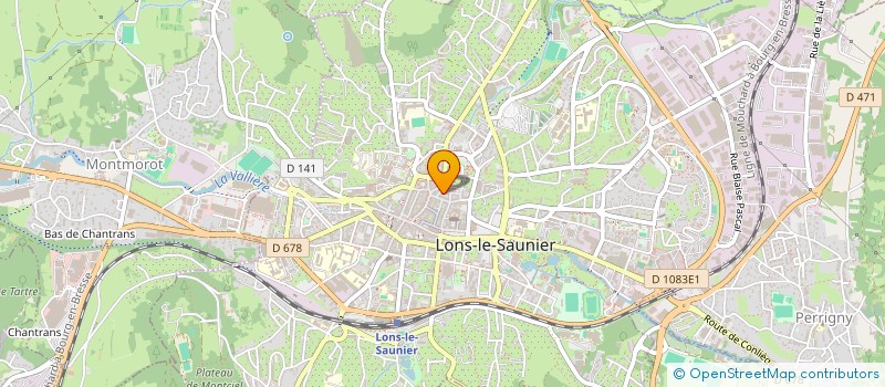 localisation de l'entreprise L'ARLEQUIN  LONS-LE-SAUNIER