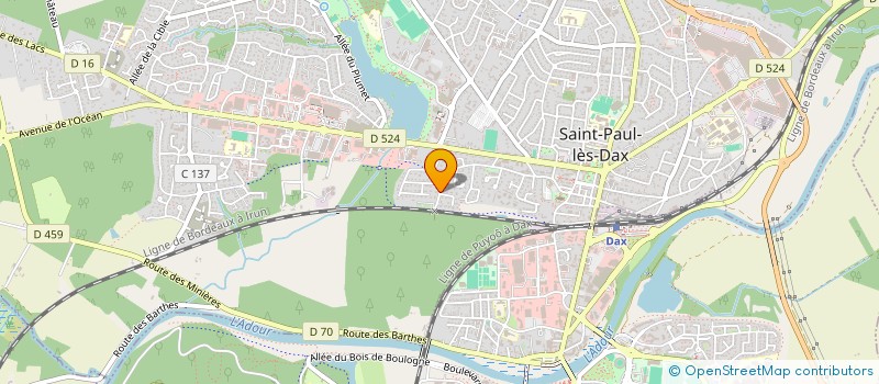 localisation de l'entreprise L'ARLESIEN  SAINT-PAUL-LES-DAX