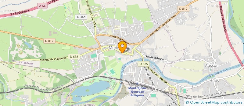 localisation de l'entreprise L ARLESIENNE  MONTREJEAU