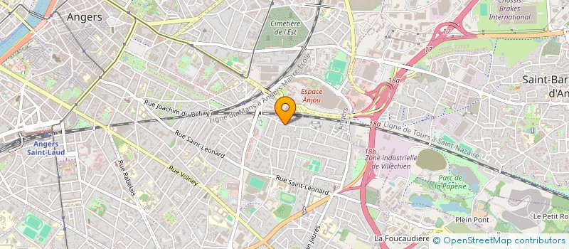 localisation de l'entreprise L'ARLESIENNE à ANGERS