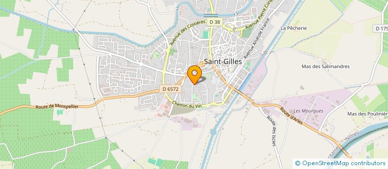 localisation de l'entreprise L'ARLESIENNE DE SAINT GILLES à SAINT-GILLES