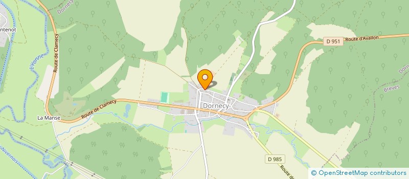 localisation de l'entreprise L'ARMANCE  DORNECY