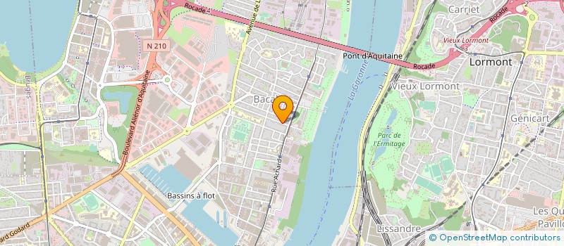 localisation de l'entreprise L ARME A L'OEIL à BORDEAUX