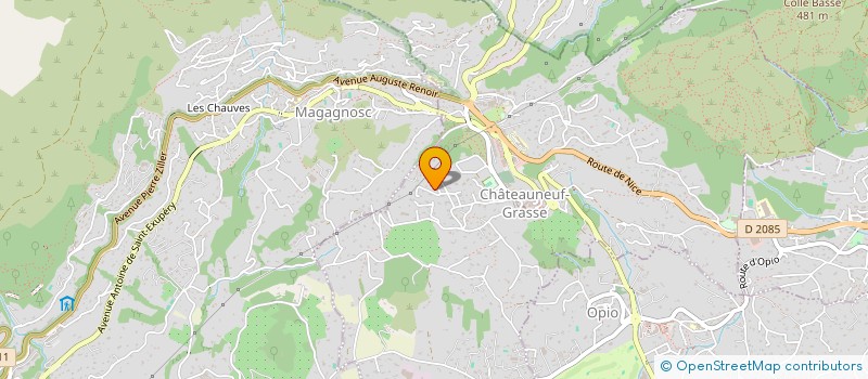 localisation de l'entreprise L'ARMEE DES OISEAUX  CHATEAUNEUF-GRASSE