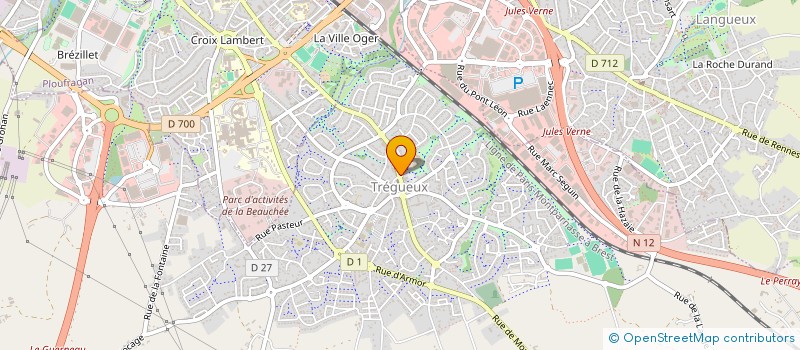 localisation de l'entreprise L'ARMILANT à TREGUEUX