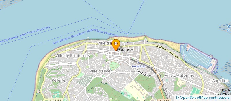 localisation de l'entreprise L ARMOIRE A LINGE à ARCACHON