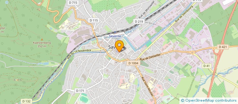 localisation de l'entreprise L'ARMOIRE A LINGE à SAVERNE