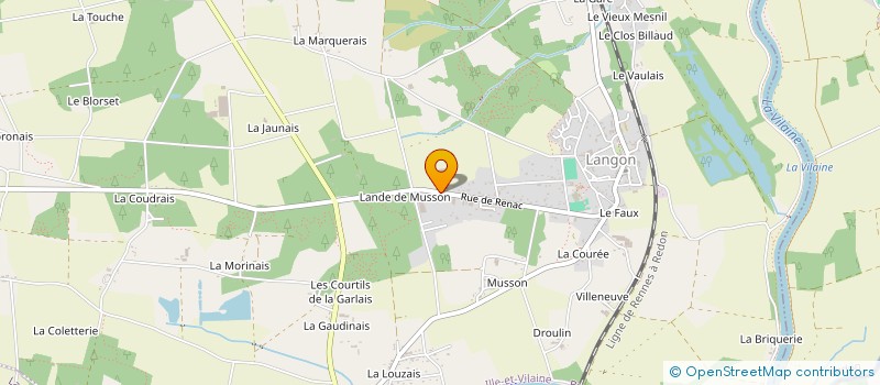 localisation de l'entreprise L'ARMOIRE AUX JEUX  LANGON