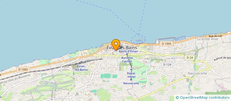 localisation de l'entreprise L'ARMOIRE D'AURELINE  EVIAN-LES-BAINS