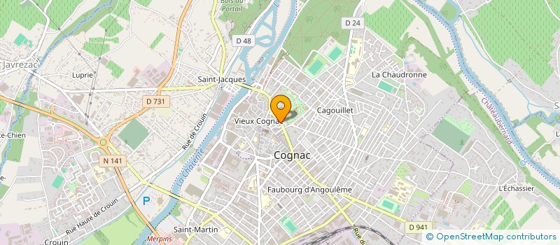 localisation de l'entreprise L'ARMOIRE DE COGNAC à COGNAC