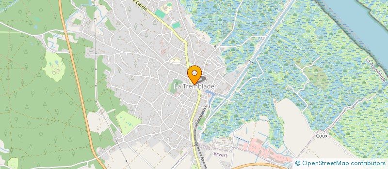 localisation de l'entreprise L'ARMOIRE DE RAPH  LA TREMBLADE