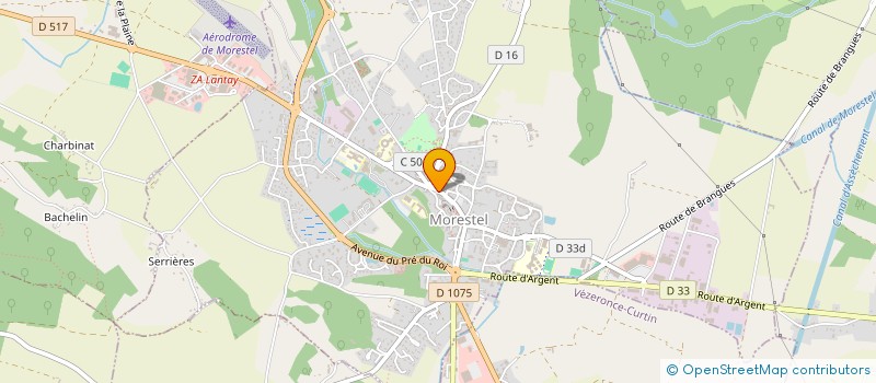 localisation de l'entreprise L'ARMOIRE DES ENFANTS à MORESTEL
