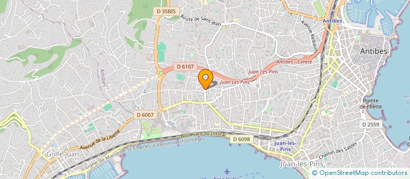 localisation de l'entreprise L'ARMOISE à ANTIBES