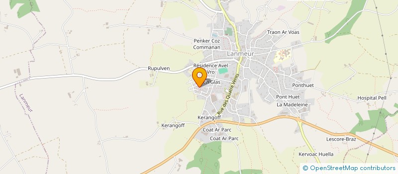 localisation de l'entreprise L'ARMOR CONCIERGERIE  LANMEUR