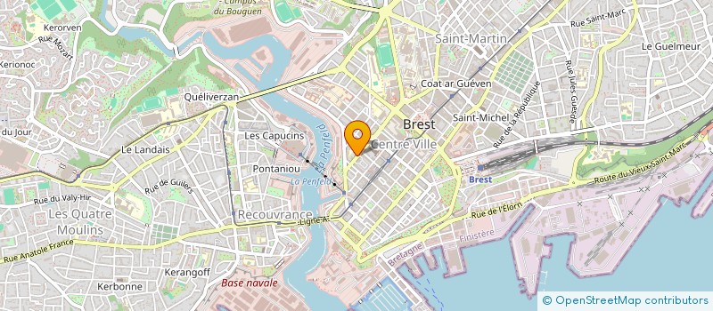 localisation de l'entreprise L'ARMORICAINE à BREST